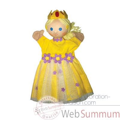 Marionnette a main Anima Scena - La princesse Jaune - environ 30 cm - 22187c