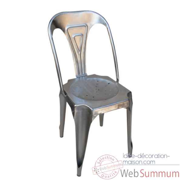 Chaise fer naturel acier Antic Line -CD514