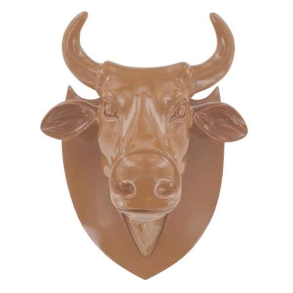 Vache tete marron Art in the City -80989