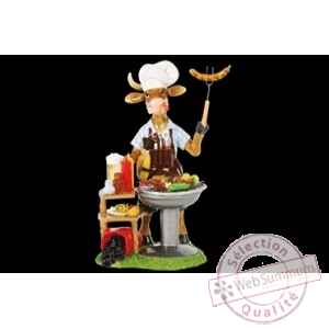 Figurine Vache 20cm mr. grill Art in the City 84141