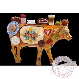 Figurine Vache 50cm enjoy the good things in life Art in the City 84256