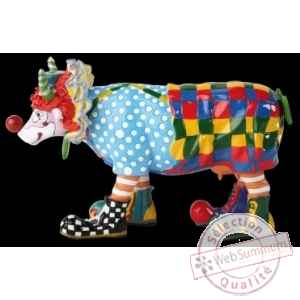 Figurine Vache charlie, the clown 15cm Art in the City 80825