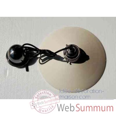 Lustre suspendue en ceramique et laiton plaque d\'argent Arteinmotion LAM-PRO0047