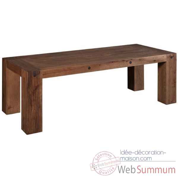 Table indiana en bois de chene arteinmotion -tav-leg0053
