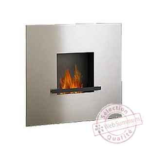 Cheminee fire & flame en acier inoxydable Artepuro -21.102-00