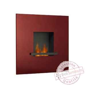 Cheminee fire & flame rouge barolo Artepuro -21.107.00