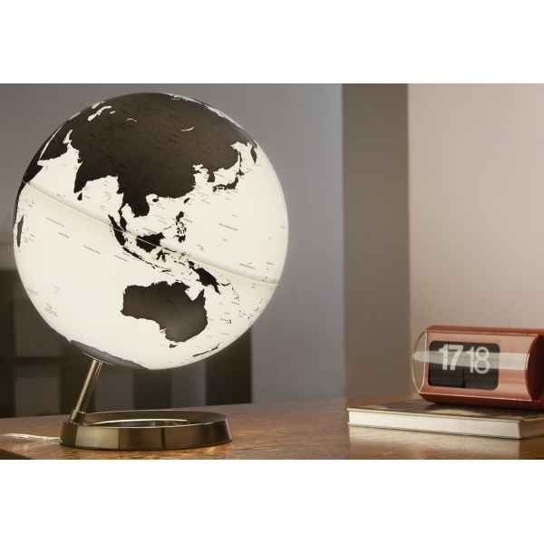 Globe lumineux light and colour metal antharcite en anglais