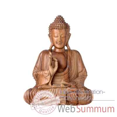 Bouddha simple 20 cm Bali -BG20E
