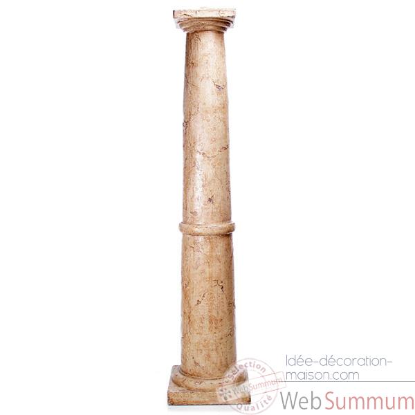 Piedestal et Colonne-Modèle Classic Column, surface marbre vieilli-bs1010ww