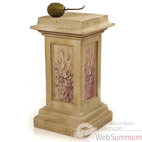 Piedestal et Colonne-Modele Spring Pedestal, surface gres combines avec du fer-bs1027sa/iro