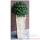Vases-Modle Quarry Pedestal Planter, surface aluminium-bs2133alu
