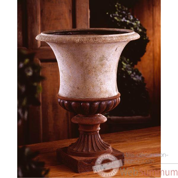 Vases-Modele Ascot Urn, surface pierre romaine-bs3097ros