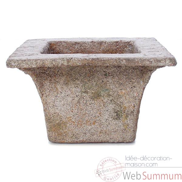 Vases-Modele Perth Planter,  surface granite-bs3113gry