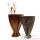 Vases-Modle Hito Vase, surface bronze nouveau-bs3262nb