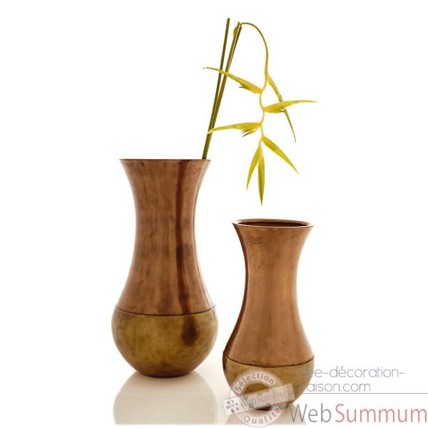 Vases-Modèle Snap Jar Junior, surface bronze nouveau-bs3277nb