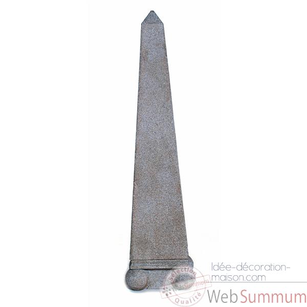 Fontaine-Modèle Obelisk Fountainhead, surface granite-bs3315gry