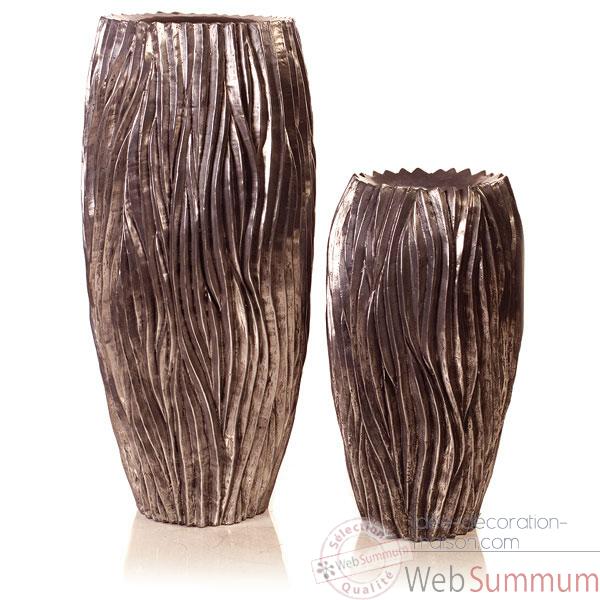 Vases-Modele Alon Vase Giant, surface aluminium-bs3442alu