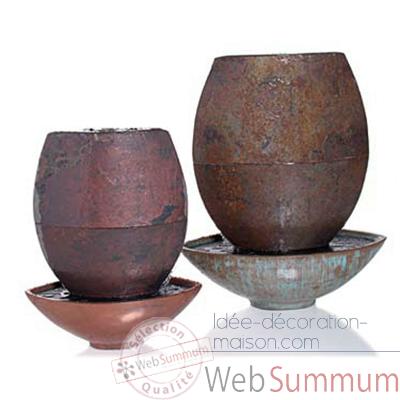 Fontaine-Modele Epi Founain, surface ardoise combines au bronze-sl5516sl/vb