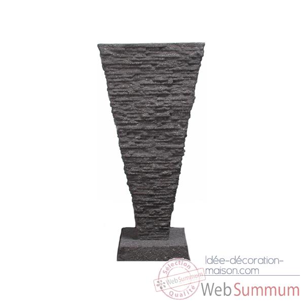 Video Fontaine Saqqara Fountainhead, pierre noire -bs3339lava
