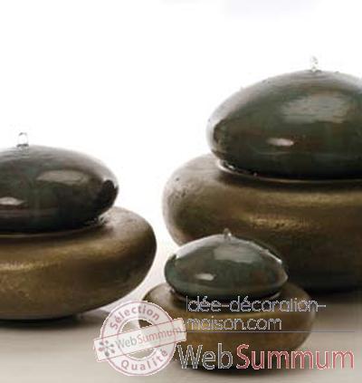 Fontaine Heian Fountain medium, aluminium et bronze -bs3365alu -vb