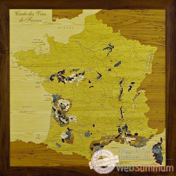 Carte des vins de France Creartion -vdf