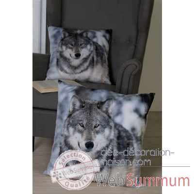 Coussin \"loup\" Casablanca Design -28624