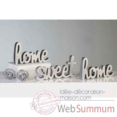 Mots ecrits "home sweet home" Casablanca Design -71218