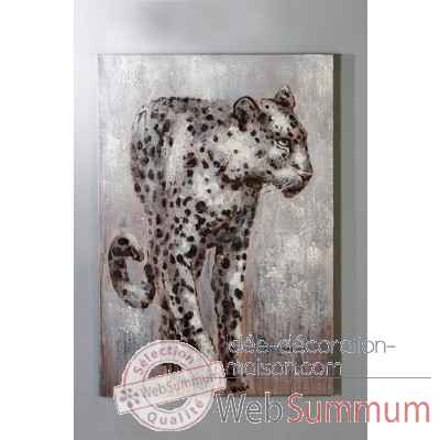 Peinture a l'huile "leopard" Casablanca Design -31904