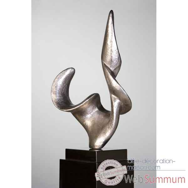 Sculpture \\\"frency\\\" antique argent Casablanca Design -59315