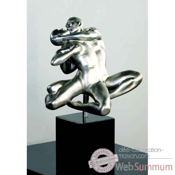 Sculpture \"romantic\" platine Casablanca Design -32752