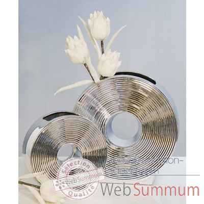 Vase "disc" Casablanca Design -26915