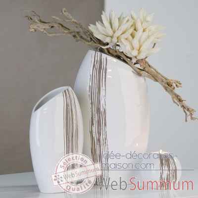 Vase "stripes" Casablanca Design -26810