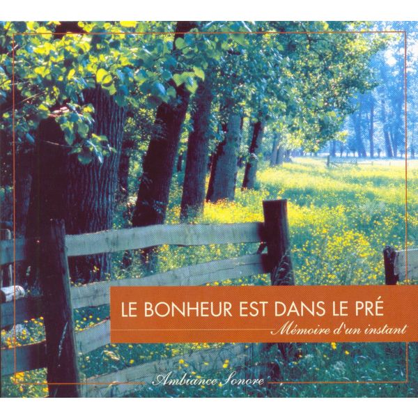 CD Ambiance Sonore Vox Terrae Bonheur Dans Le Pre -vt0127