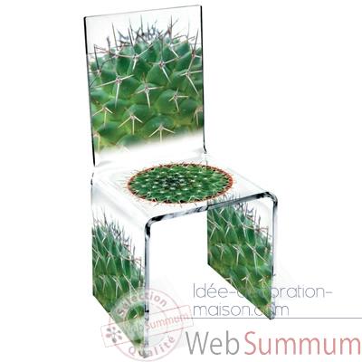 Chaise Aqua Single Cactus design Samy, Aitali