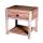 Table de chevet 1 tiroir avec 1 niche en bois naturel vieilli Meuble d