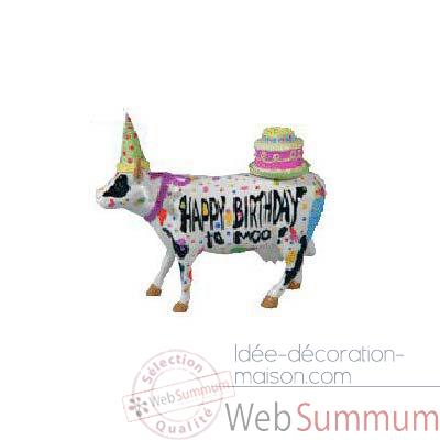 Cow Parade -West Hartford 2003, Artiste Juan Andreu, Mike Dowdall -Happy birthday to Moo-47331