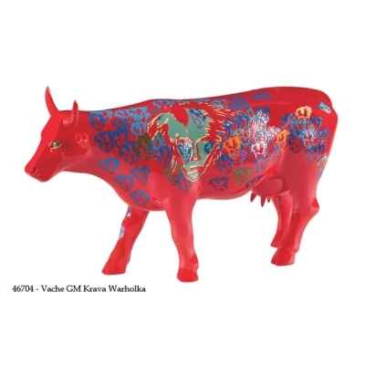 Vache grand modele krava warholka gm CowParade 46704