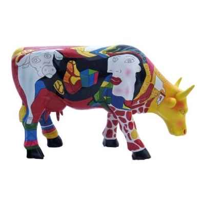Vache micro moo hommage to picowso\'s african period CowParade -49900
