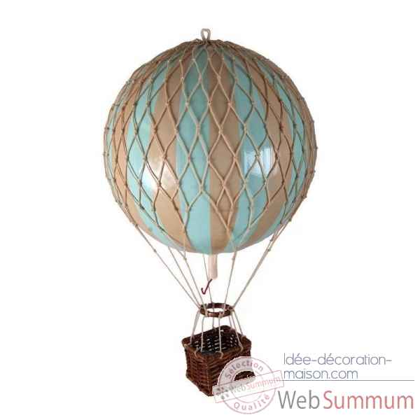 Ballon Jules Verne, montgolfiere menthe Decoration Marine AMF -AP168M