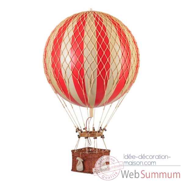 Ballon Jules Verne, montgolfiere rouge Decoration Marine AMF -AP168R