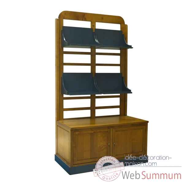 Bibliotheque a etageres Decoration Marine AMF -FT002