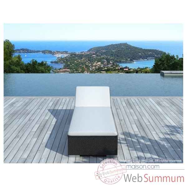 2 x bain de soleil dolce en resine tressee Delorm Design
