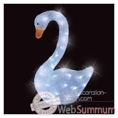 Cygne l36l20h55 acryl. led blanc80l -371456