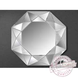attitude miroir diamant rond Edelweiss -C7495