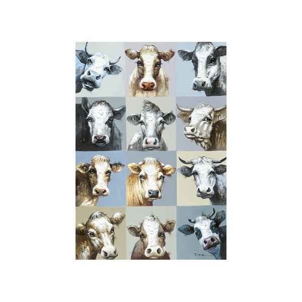 Toile multi-vaches 90x130cm Edelweiss -C6995