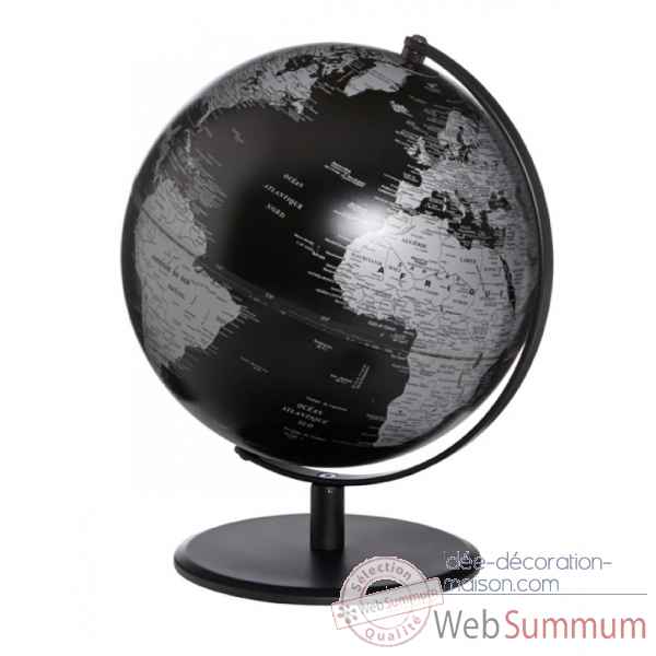 Globe pluto noir mat emform -se-0832