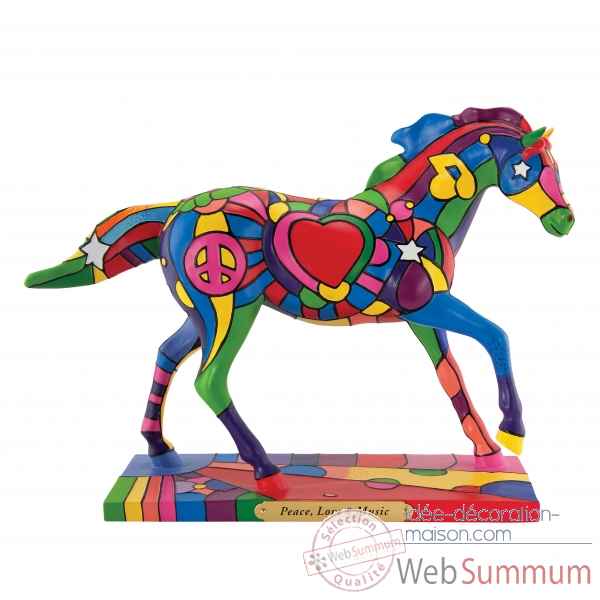 Peace, love and music  Painted Ponies -4025997