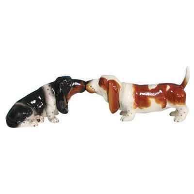 Figurine basset hound Sel et Poivre -MW93426