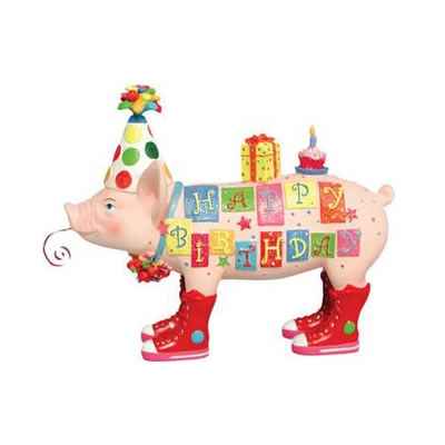 Figurine Cochon - This Little Piggy - Happy Birthday - TLP16834