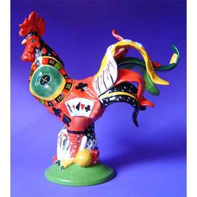 Figurine Coq - Poultry in Motion - Roulette Rooster - PM16287